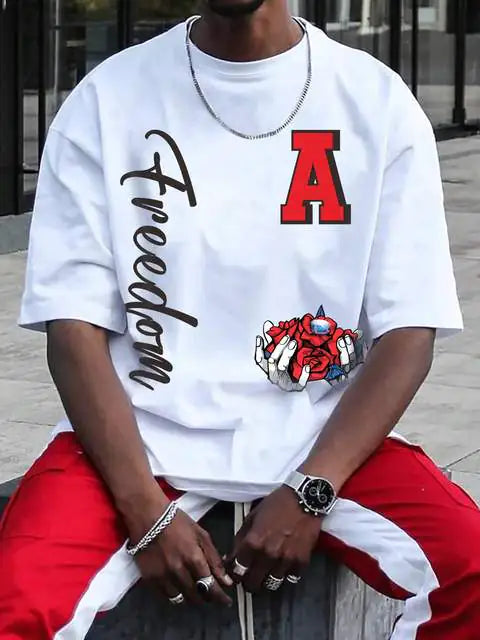 Men’s Freedom Graphic T-Shirt | Urban Street Style