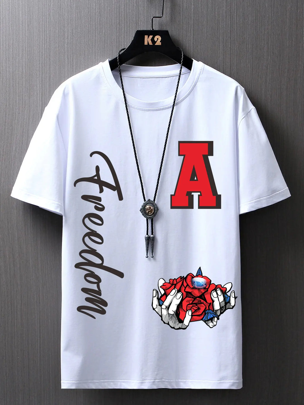 Men’s Freedom Graphic T-Shirt | Urban Street Style